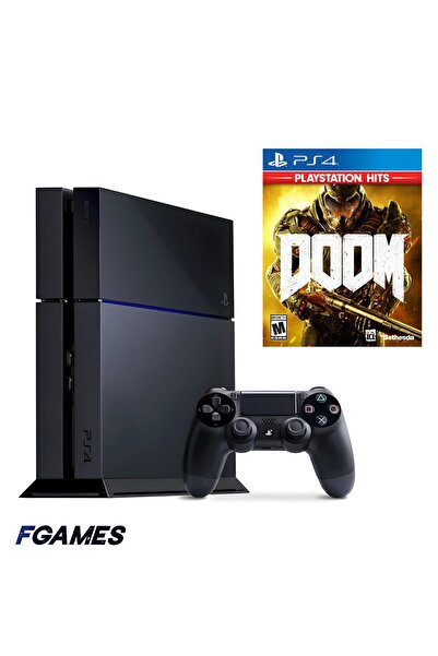Sony Consola Playstation 4 Ps4 500gb + Controller + Doom (2016) PlayStation 4...