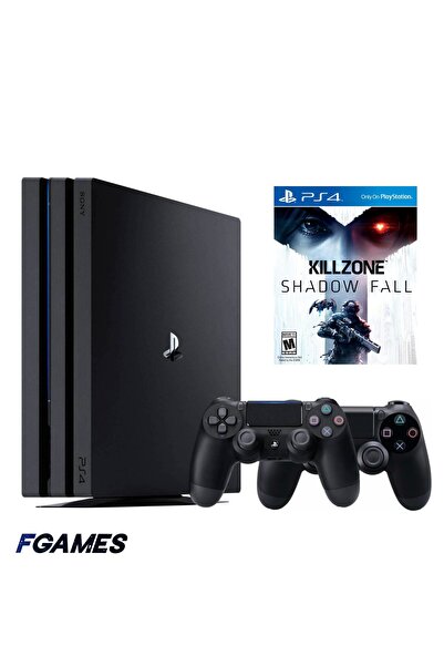 Sony Consola Playstation 4 Pro Ps4 1TB + Două controlere + Killzone Shadow Fa...