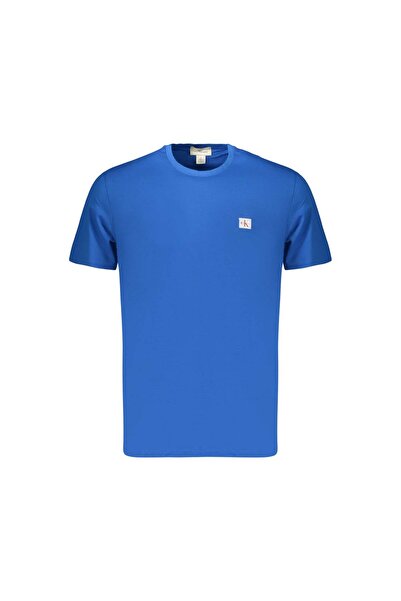 Calvin Klein Jeans Tricou din bumbac cu logo, Albastru, M