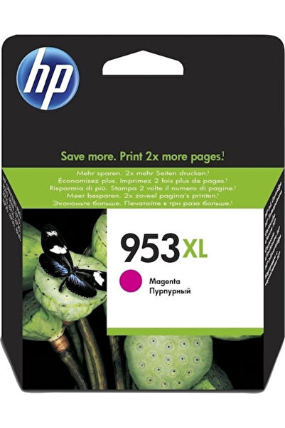 HP 953XL Γνήσιο Μελάνι Εκτυπωτή InkJet Ματζέντα (F6U17AE)