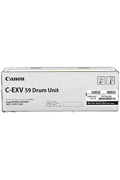 Canon C-EXV59 Γνήσιος Τύμπανος Εκτυπωτή Λέιζερ Μαύρο 150.000 Σελίδες (3761C002)