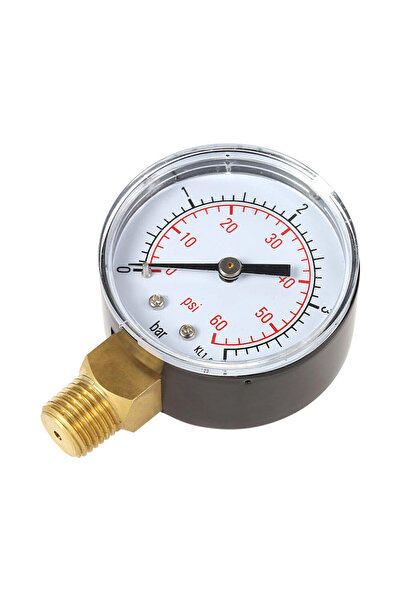 Beta Shoes Μανόμετρο Φ63 Κάθετο 0-6 Bar 0-90 Psi [κωδ.987]