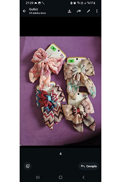 NO BRAND Densely Patterned Bow Clip Buckle