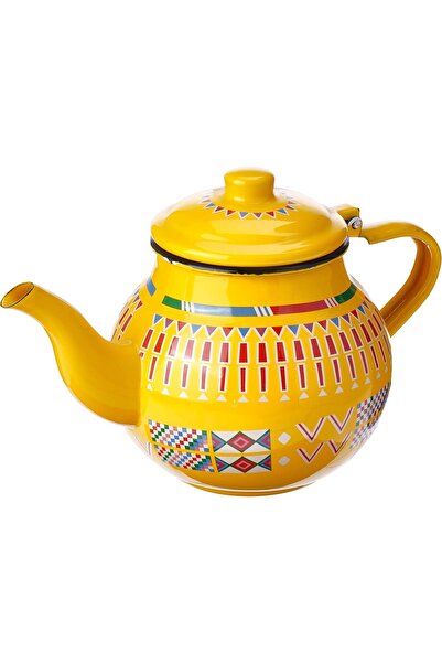 Generic Aseeri Enamel Kettle 1.5 Liter from Al Rimaya, Yellow