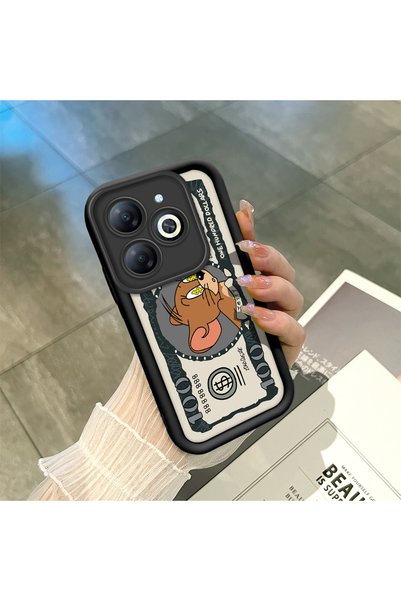 ucuc Infinix Smart 8/8 Pro Compatible High Quality Cartoon Printed Impact Res...