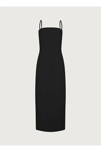 Atelier Aliz Siyah Kadın Düz Elbise ALZ-3875