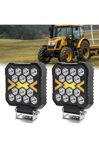 OEM Proiectoare LED auto suplimentare, 12/24V, 30W, IP68, 15000LM - set de 2 ...