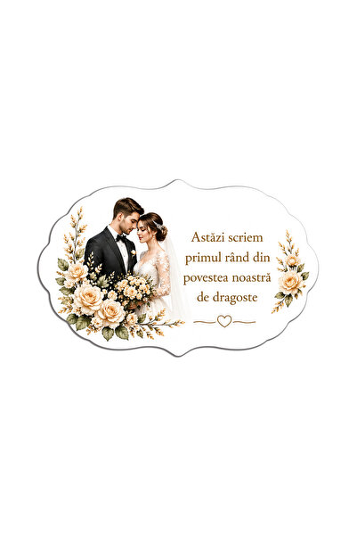 Bello Carino High quality decoration products Plăcuță decorativă pentru nuntă...