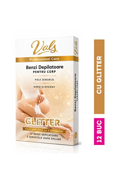Vals Benzi depilatoare pentru corp Vals® Glitter, pentru piele sensibilă, 12 ...