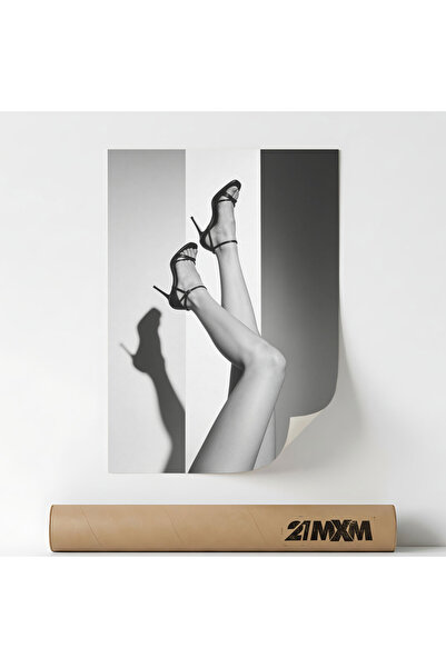 21mxm Poster Decorativ Tematică High Heels & Minimal - 'Legs', Material Texti...