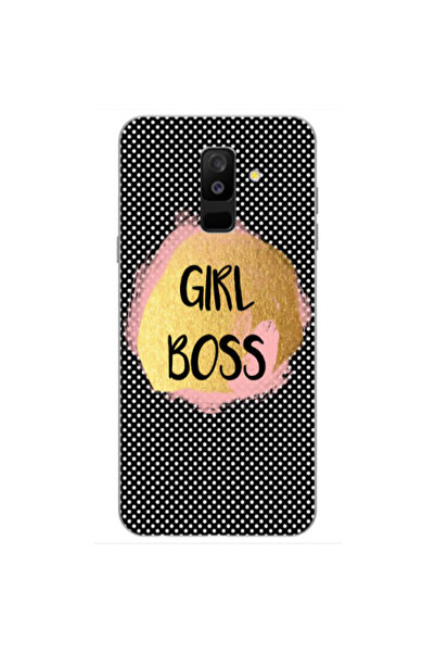 Other Samsung A6 Plus Girl boss make up Transparent Silicone TPU Θήκη