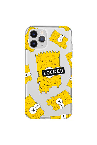 Other Apple iPhone 12 Pro Max Bart Simpson Transparent Silicone TPU Θήκη