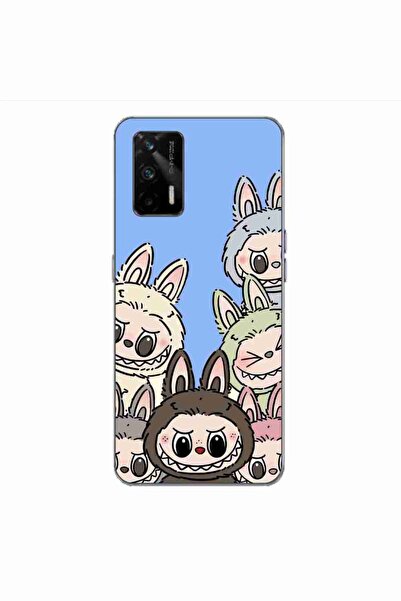 OEM Husa compatibila cu Realme GT Silicon Gel Tpu Model Labubu Pattern Blue