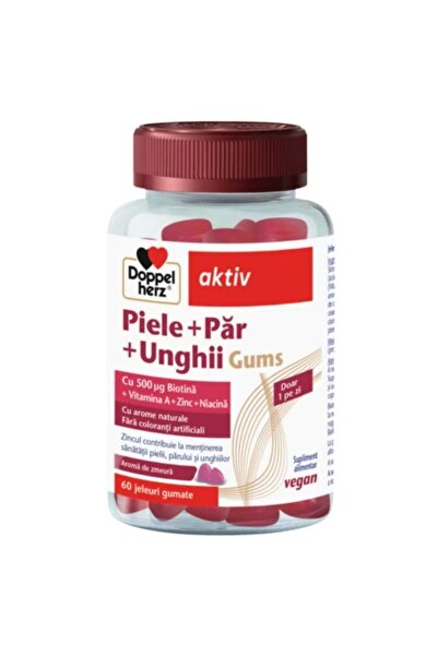 doppel herz Piele + Păr + Unghii Jeleuri gumate