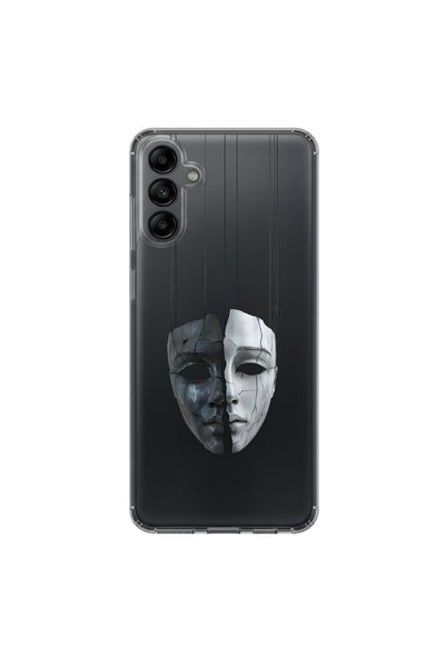 PPKin Samsung Galaxy A05S Compatible Aesthetic Face 7 Design Transparent Case