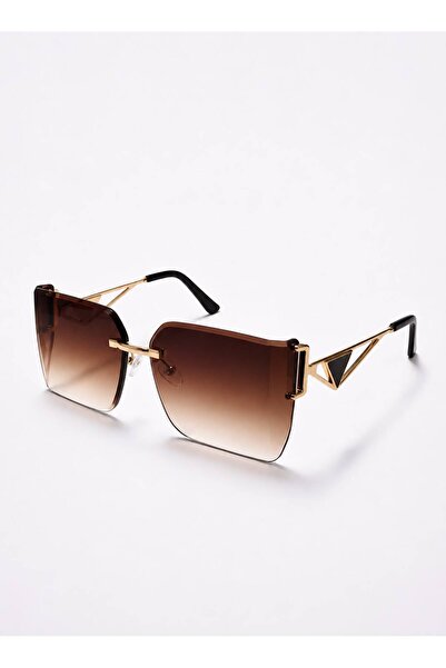 LUPİX New Model Women's Brown Style Sunglasses