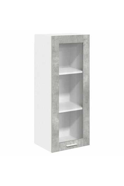 vidaxl Wall cabinet Concrete grey 40 x 31 x 100 cm Composite wood