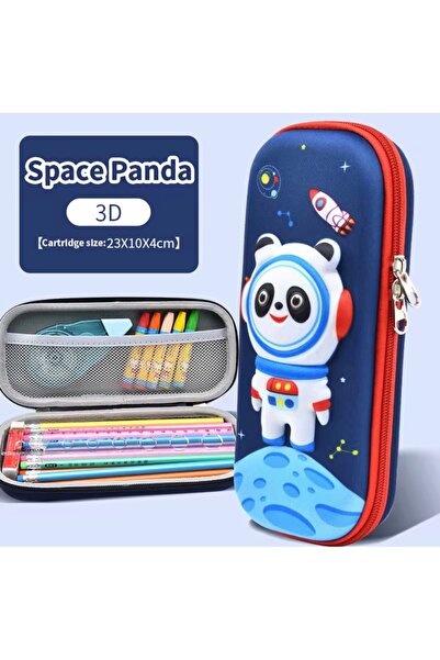 BABUN Astronaut Embossed 3D Wide Eva Hard Boy Girl Kids Pencil Holder School ...