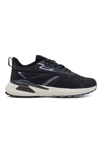 M.P. Comfortable Lace-Up Men's Walking Shoes Waterproof Black and White Color...