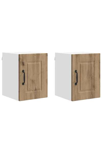 vidaxl Kitchen cabinet 2 pcs Artisanal Oak 30 x 31 x 40 cm