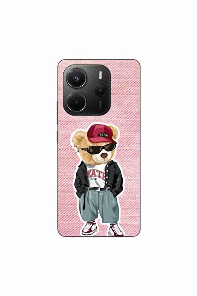 OEM Θήκη συμβατή με Xiaomi Redmi Note 14 4G Σιλικόνης Τζελ TPU με σχέδιο Ροζ ...