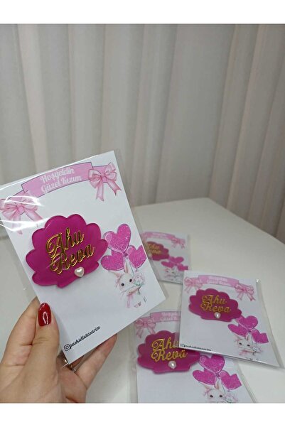 TWİN COLLECTION İstiridye Model Pleksi Magnet İncili Kartlı Jelatinli (25 adet)