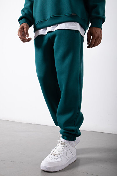 Machinist Pantaloni jogger bărbați, basic, lejeri - Verde măsliniu S