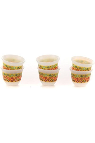 Generic Al Saif Coffee Cup Set, new dark pattern inspired by the desert, 12 p...