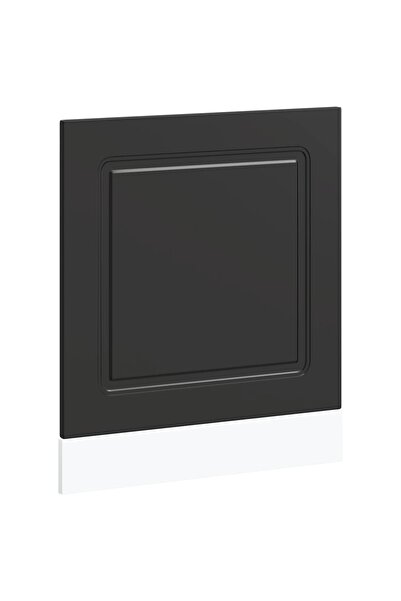 vidaxl Panou pentru mașină de spălat vase Negru lemn de prelucrare
