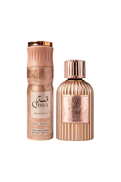 Paris Corner Set Paris Corner: Qissa Delicious, Apă de parfum, 100 ml + Deodo...