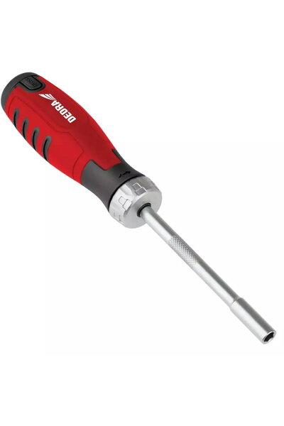 DEDRA EXIM Ratchet screwdriver with 12-in-1 bits, CrV steel