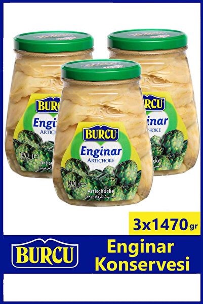 BURCU Enginar Konservesi 1470 gr x 3 Adet