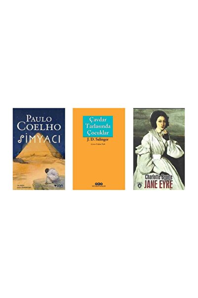 CAN İçsel YolculukSeti - 3 Kitap / Simyacı - Çavdar Tarlasında Çocuklar -Jane...
