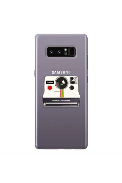 Other Samsung Note 8 Polaroid land camera Transparent Silicone TPU Θήκη