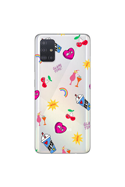Other Samsung A51 glam time Transparent Silicone TPU Θήκη