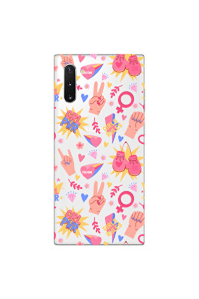 Other Samsung Note 10 Plus Grl Pwr 2 Transparent Silicone TPU Θήκη