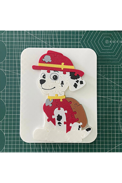 PilCo Paw Patrol Marshall | Özel Alt Tablalı Çocuk Gelişim Puzzle Seti