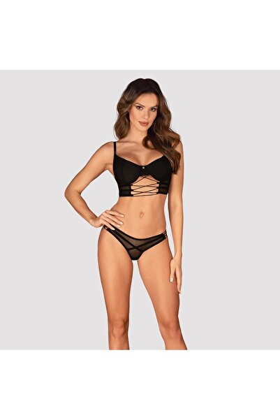 obsessive Lenjerie intimă mărimi mari – Set OBS XL/2XL Negru, XL/2XL – Ameste...