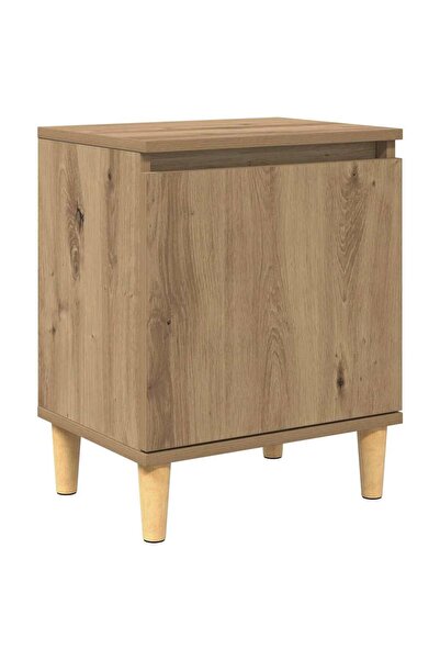 vidaxl Dulap de noapte Stejar Artizanal 40 x 30 x 50 cm Lemn compozit