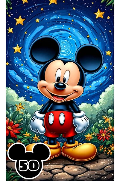 Disney Mickey Mouse - Coloring Book for Kids - 50 Creative and Cute Drawings