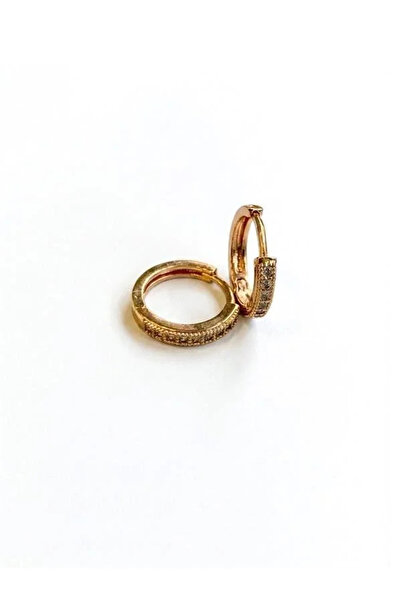Marsilyan Nvdn- Ieg - Stone-Studded Hoop Earrings - Gold Iegrs-Nvdn1