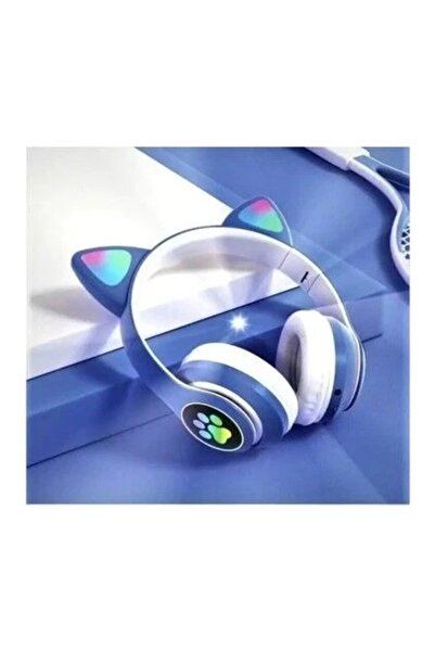 BZB Kedi Kulaklı Bluetooth Kulaklık LED Işıklı Kablosuz Kulaklık Bluetooth 5....