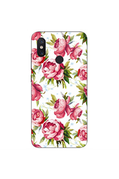 Other Xiaomi Mi 8 Roses and laves Transparent Silicone TPU Θήκη