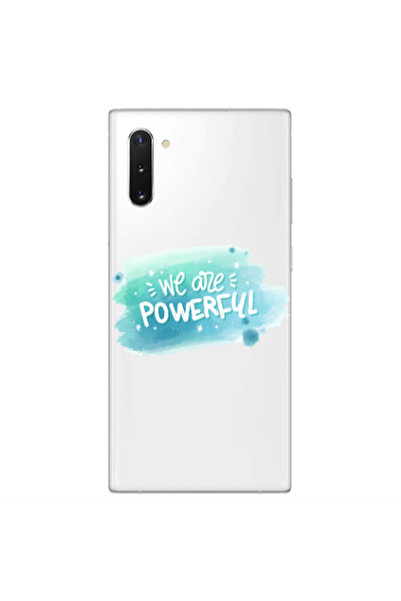 Other Samsung Note 10 Plus We are Powerful Transparent Silicone TPU Θήκη