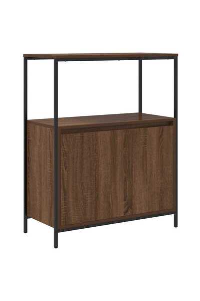 vidaxl Dulap de baie cu rafturi Stejar maro 76,5x35x95 cm