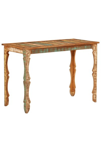 vidaxl Masă de bucătărie, 110x52x76 cm, lemn masiv reciclat