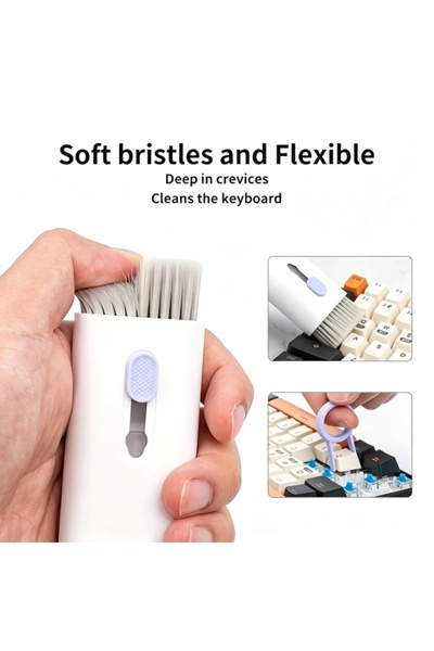 Generic 7-in-1 Multi-al Electronic Cleaning Brush Set for Keyboards, Headphon...