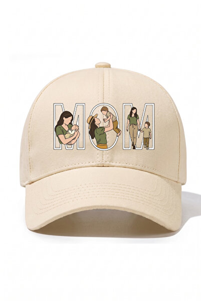 l'eivor Mom - Mother & Son Very Special Design Printed Cotton Hat