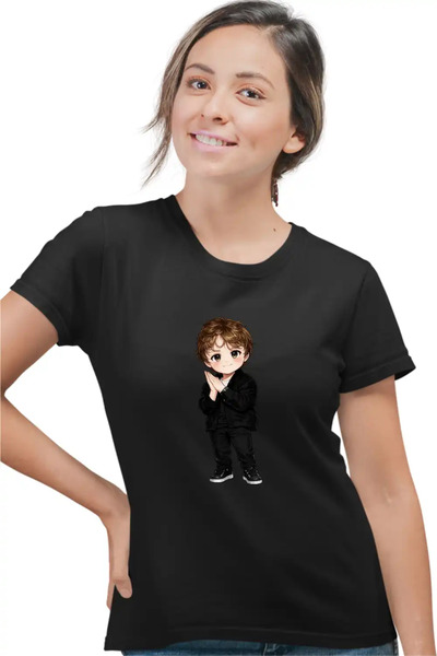 OEM Lewis Capaldi Chibi Cartoon Women's T-Shirt