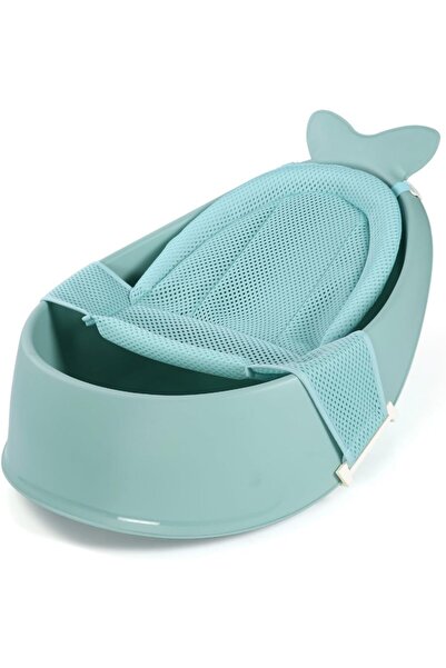 Generic Baby Bathtub with Bath Cushion from SKY-TOUCH, Whale Design Bathtub w...